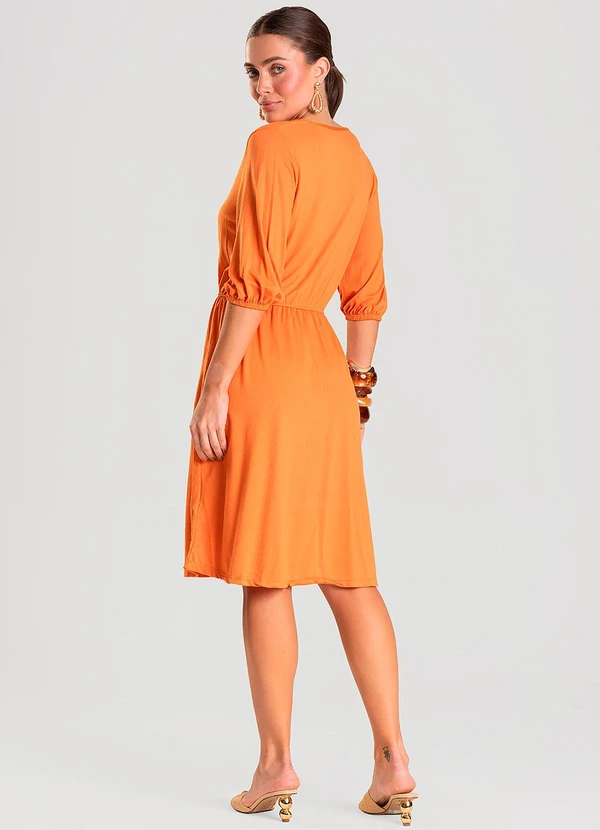 Select - Vestido Feminino Laranja 2