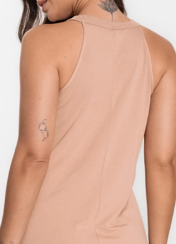 Infinita Cor - Vestido Feminino Marrom 4