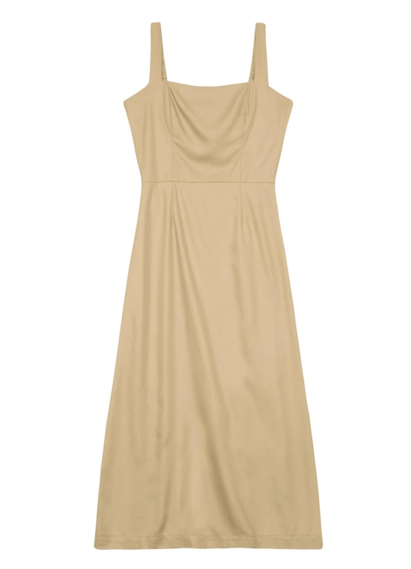 Essendi - Vestido Feminino Midi em Viscose Marrom 4