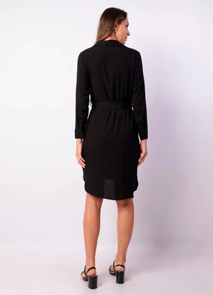 Torra - Vestido Feminino Midi Preto - TORRA