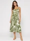 Infinita Cor - Vestido Feminino Midi Visco Premiere Preto - variação: Verde