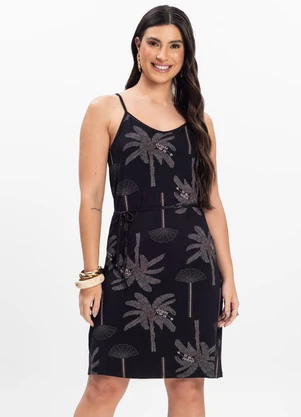 Infinita Cor - Vestido Feminino Preto - INFINITA COR