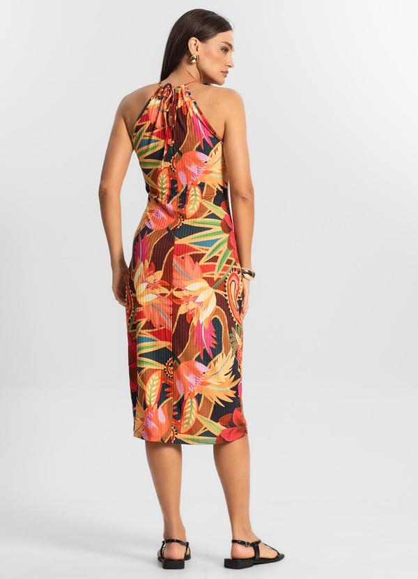 Select - Vestido Feminino Ribana Canelada Vermelho 2