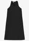 Endless - Vestido Feminino Super Midi Evasê Liso Preto - variação: Preto