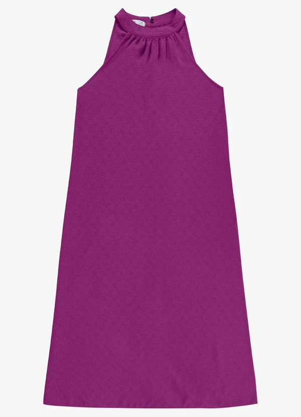Endless - Vestido Feminino Super Midi Evasê Liso Roxo