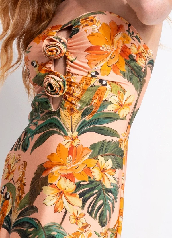 Farm - Vestido Flor Canto dos Pássaros Rosa 4