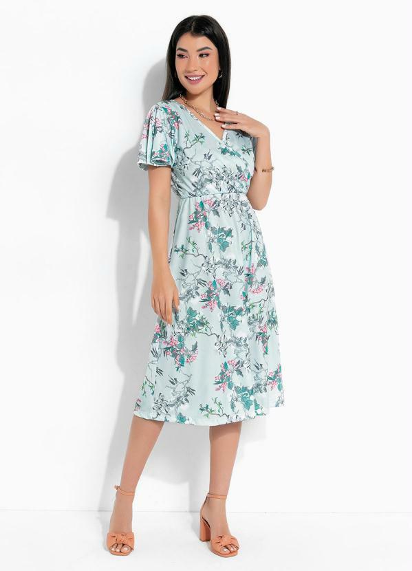 Rosalie - Vestido Floral Azul Transpassado 5