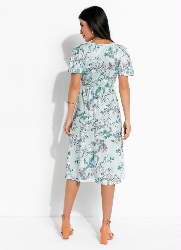 Rosalie - Vestido Floral Azul Transpassado 6