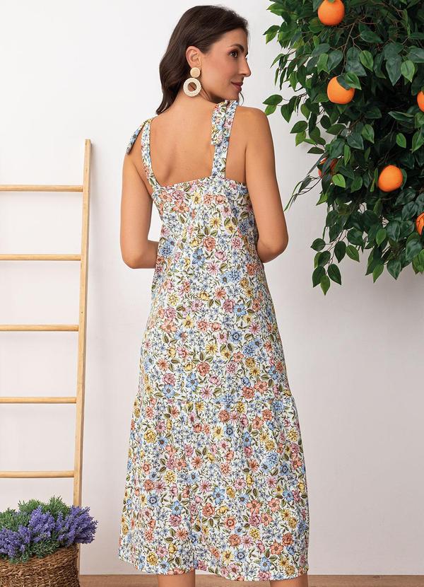 Moda Pop - Vestido Floral Botânico Mini em Malha 3