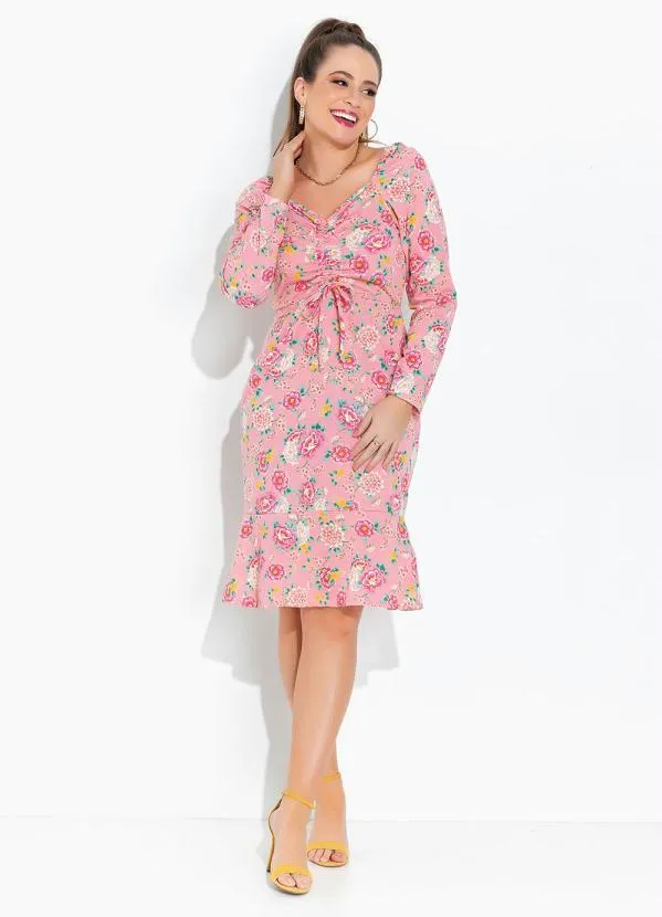 Rosalie - Vestido Floral com Franzido 4