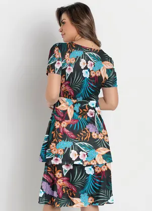 Rosalie - Vestido Floral em Malha - ROSALIE