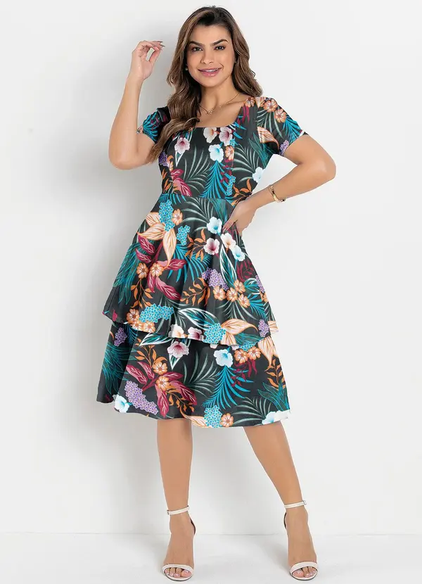 Rosalie - Vestido Floral em Malha 3