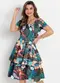 Rosalie - Vestido Floral em Malha - variação: Floral
