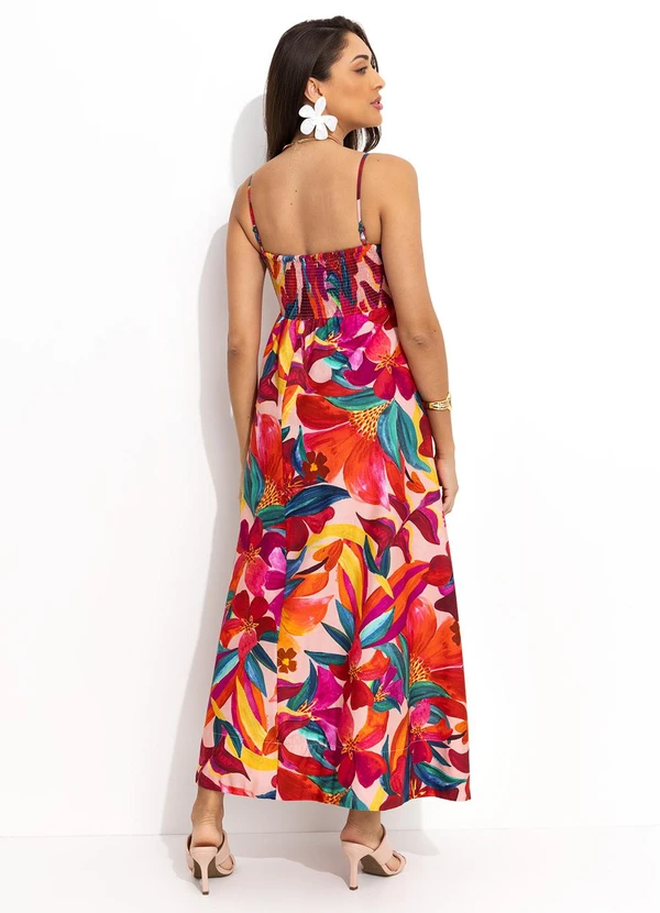 Farm - Vestido Floral Erika Rosa 4