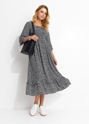 Vestido Floral Liberty em Tecido de Poli�ster