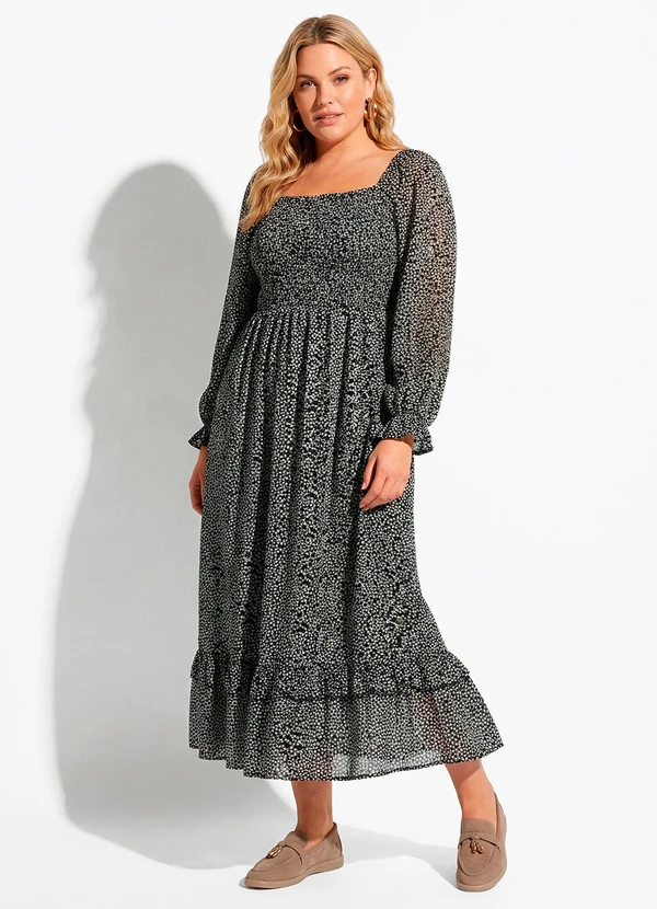 Quintess - Vestido  Floral Liberty em Tecido de Poliéster 2