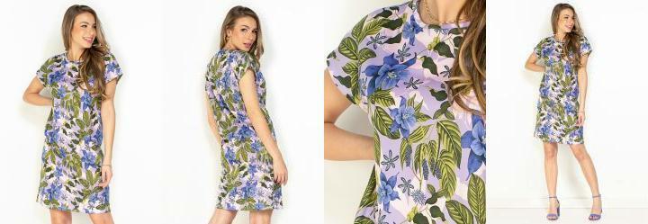 Vestido Floral Midi Soltinho