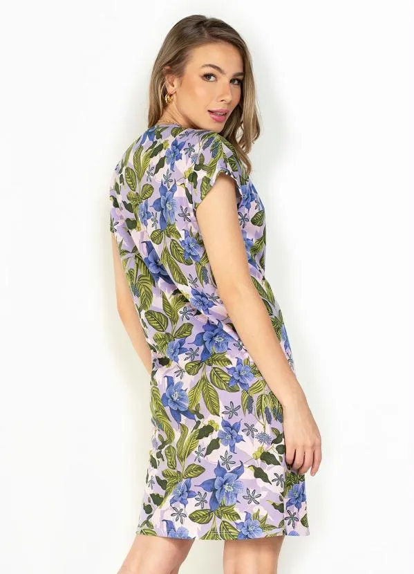 Moda Pop - Vestido Floral Midi Soltinho 2