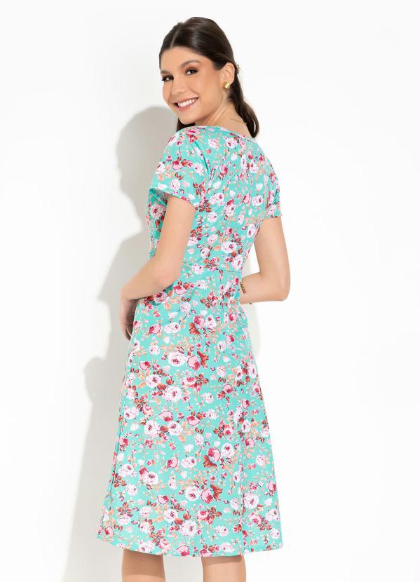 Rosalie - Vestido Floral Rosa Clássico 2