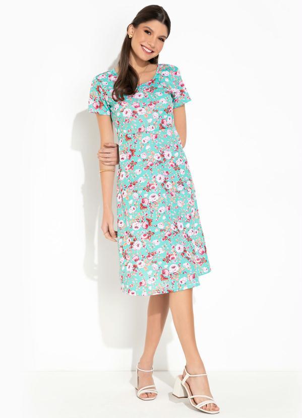 Rosalie - Vestido Floral Rosa Clássico 4