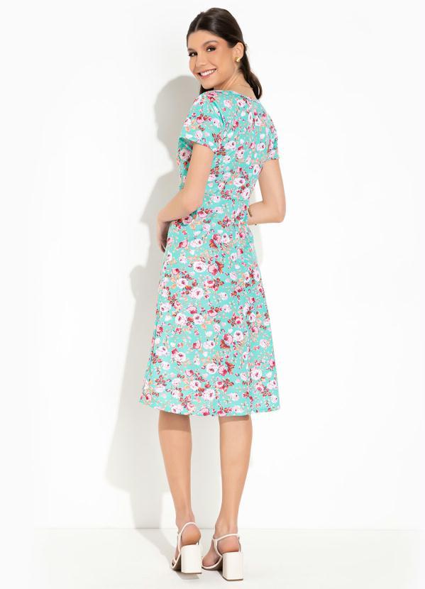 Rosalie - Vestido Floral Rosa Clássico 5