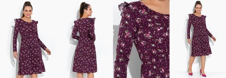 Vestido Floral Roxo