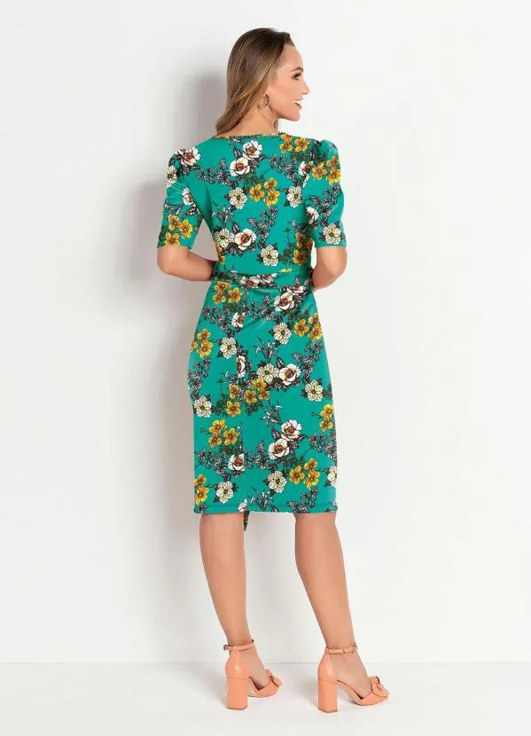 Rosalie - Vestido Floral Verde 4