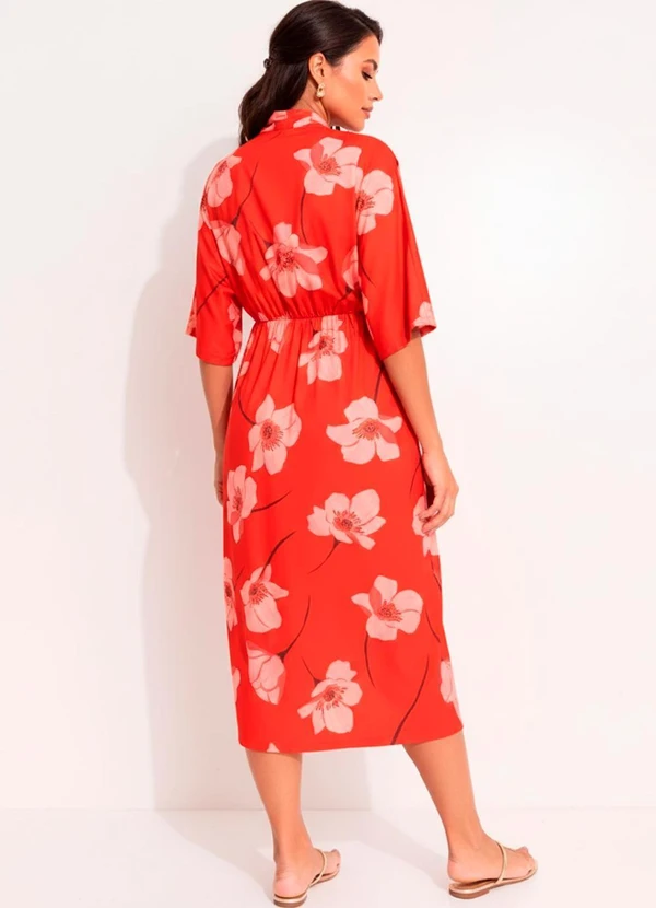 Quintess - Vestido Flores em Malha Fria 3