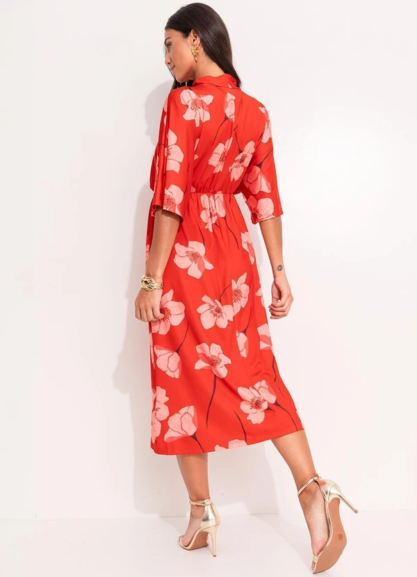 Quintess - Vestido Flores em Malha Fria 7