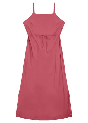 Malwee - Vestido Goiaba Midi em Viscolinho - MALWEE