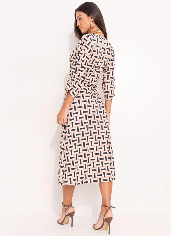 Quintess - Vestido Gravataria em Malha Fria 3