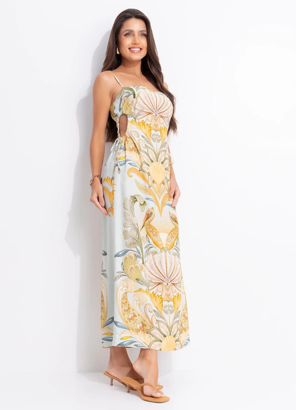 Farm - Vestido Jardim de Mar Verde 3