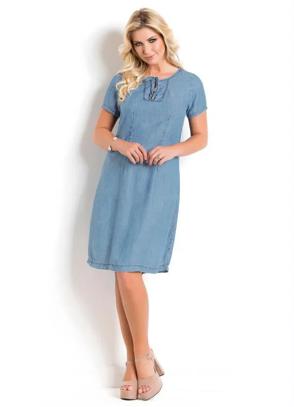 Rosalie - Vestido Jeans Azul Claro 5