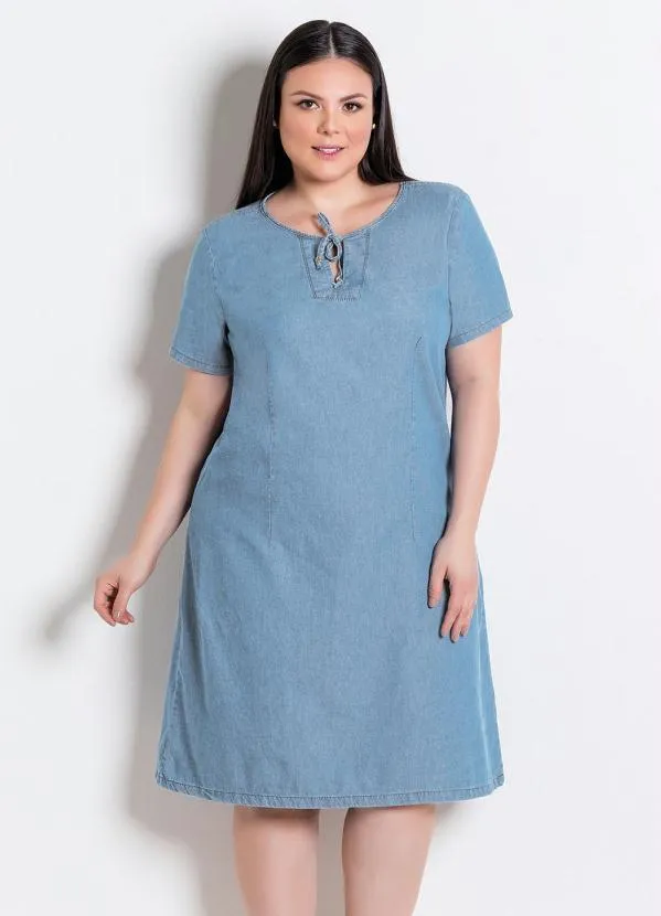 Rosalie - Vestido Jeans Azul Claro 7