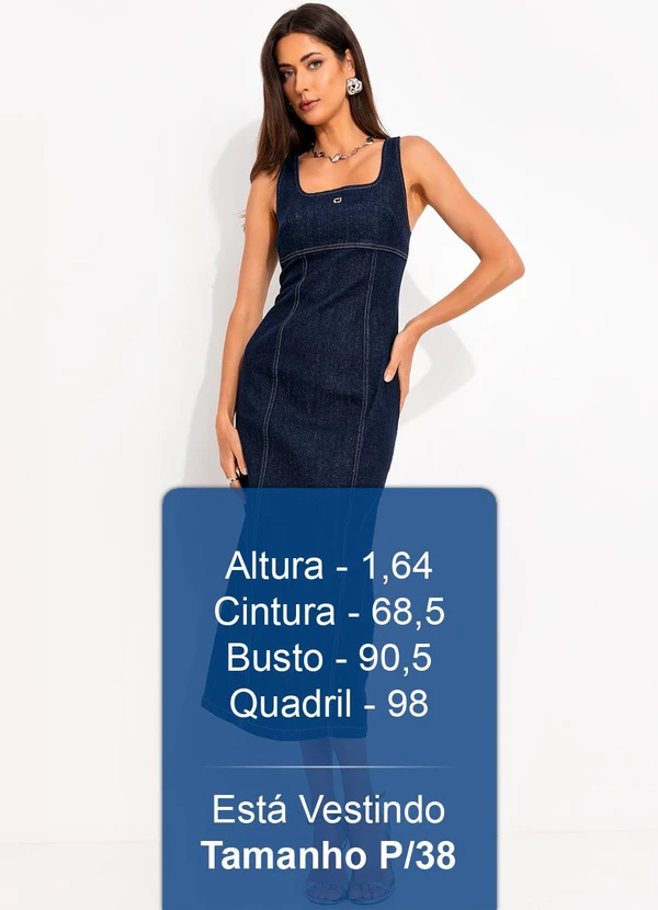 Colcci Jeans - Vestido Jeans Azul 5