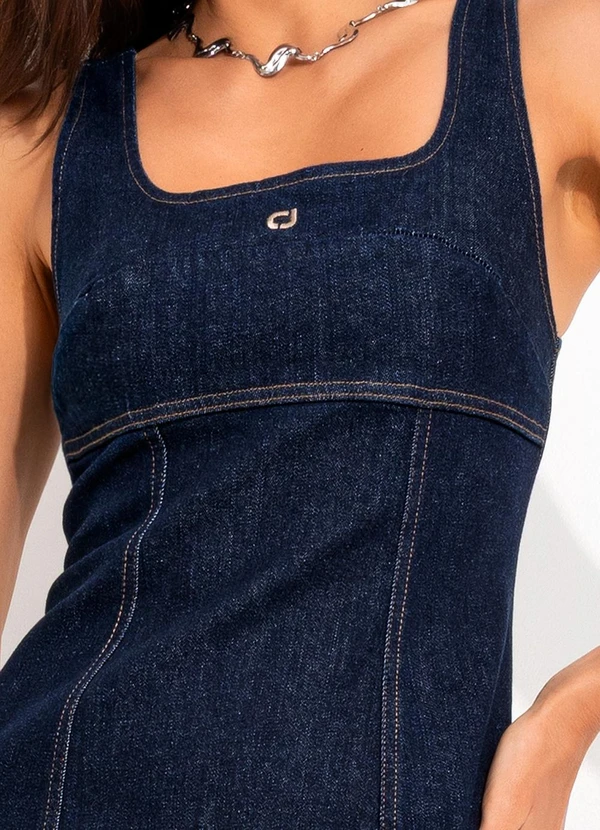 Colcci Jeans - Vestido Jeans Azul 6