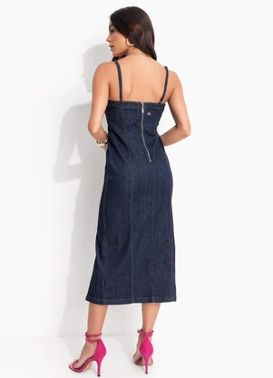 Colcci - Vestido Jeans Azul - COLCCI