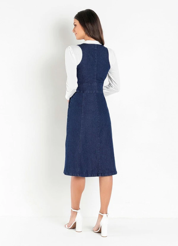 Rosalie - Vestido Jeans com Bolsos 2