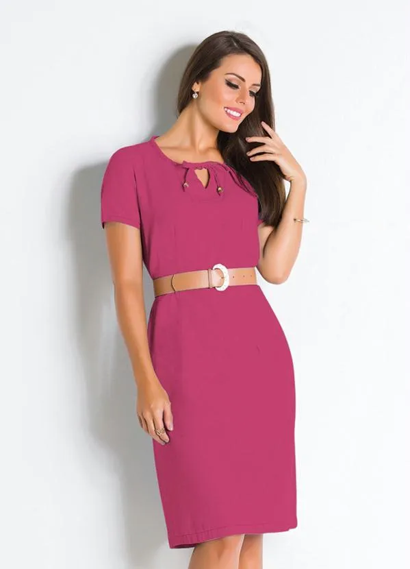 Rosalie - Vestido Jeans Pink