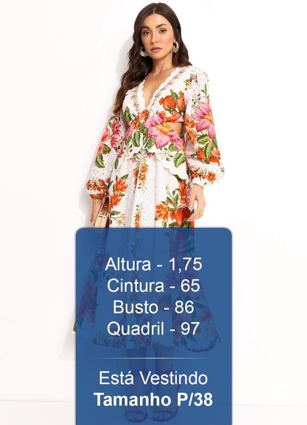 Farm - Vestido Laise Floral de Verão Off White 5