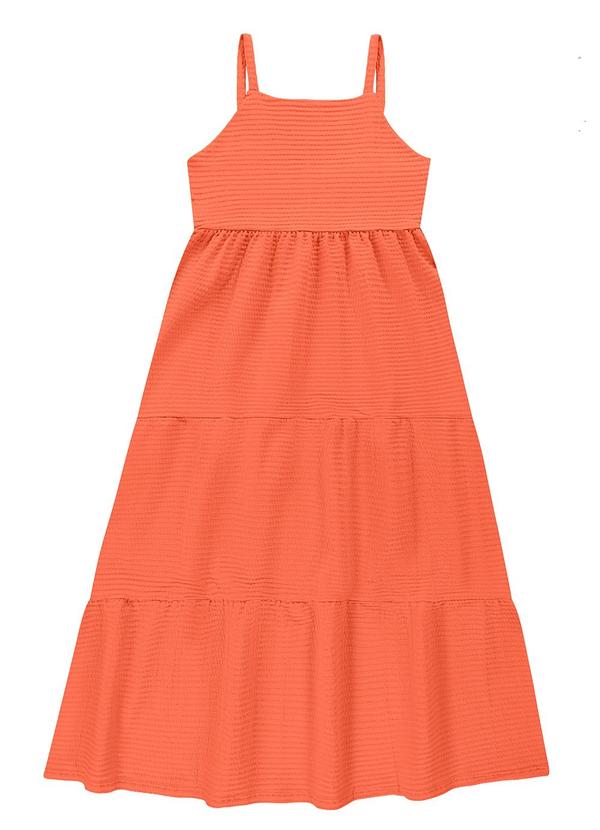 Enfim - Vestido Laranja Midi Marias 2