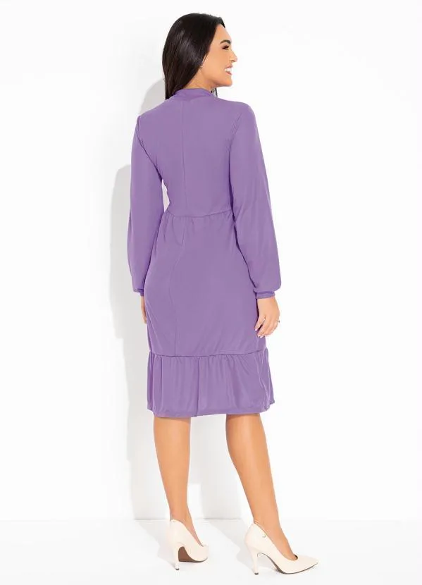 Rosalie - Vestido Lilás com Babado 4