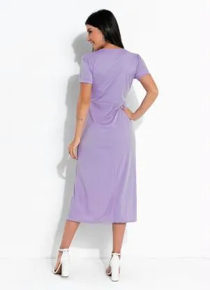 Rosalie - Vestido Lilás com Fenda - ROSALIE