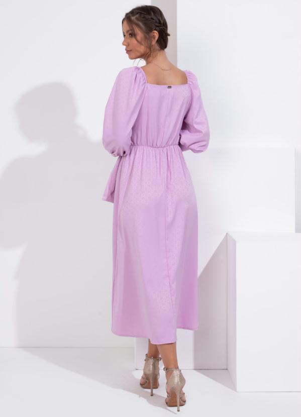 Queima Estoque - Vestido Lilás Transpassado 2