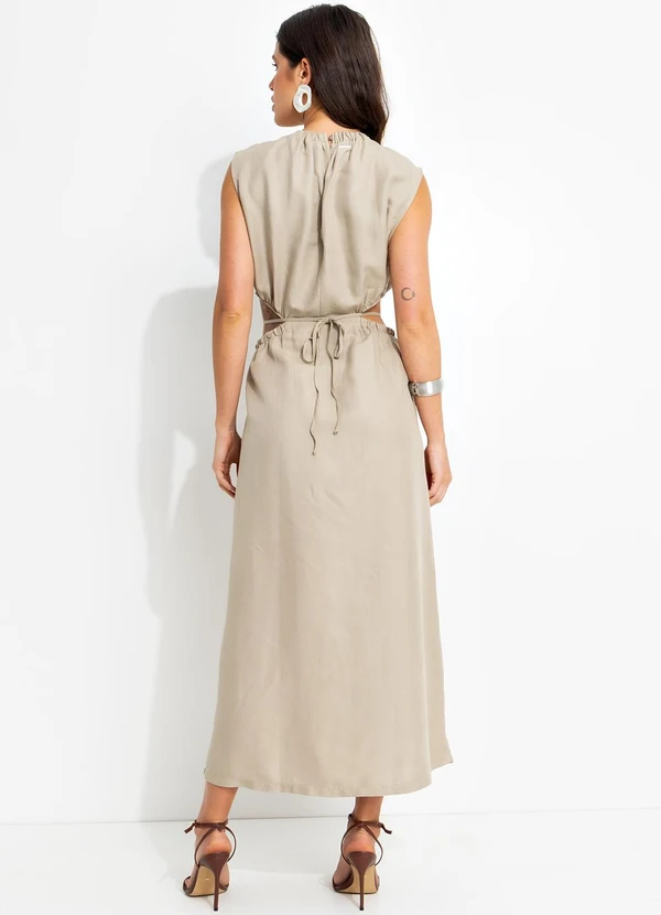 Colcci - Vestido Linho Bege 2