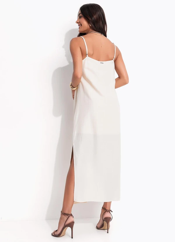 Colcci - Vestido Linho Bege 2