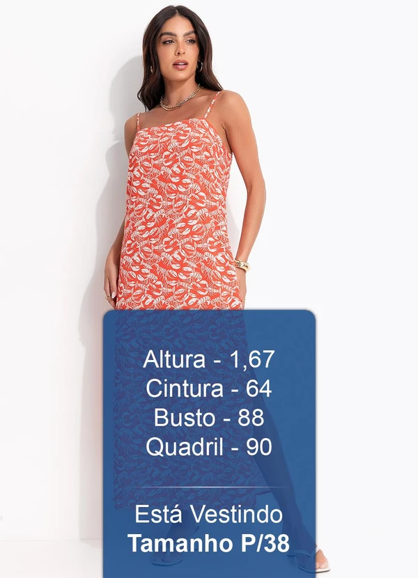 Colcci - Vestido Linho Estampado Vermelho 6