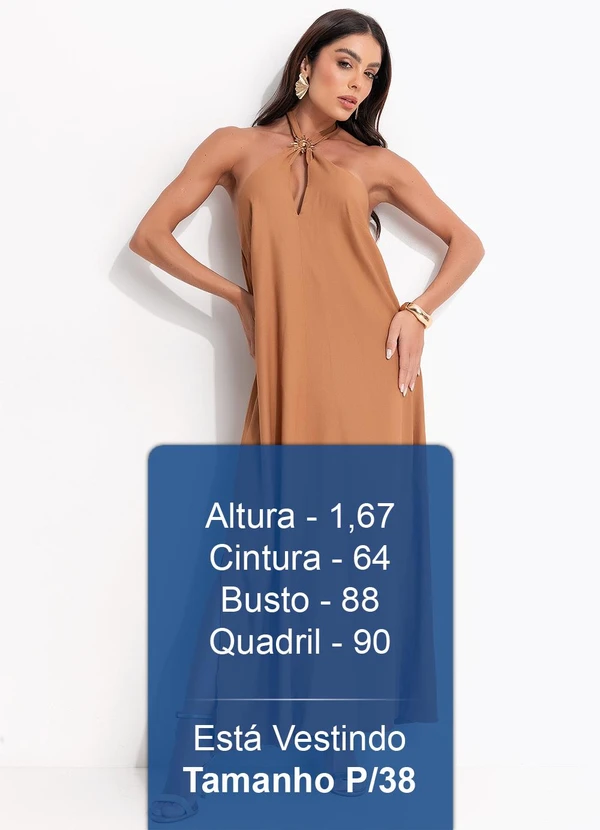 Colcci - Vestido Linho Marrom 6