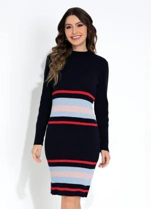 Rosalie - Vestido Listras Tubinho - ROSALIE