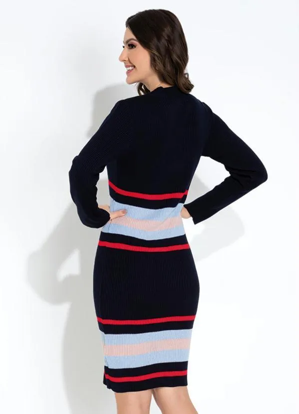 Rosalie - Vestido Listras Tubinho 2